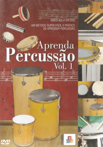 Dvd Aprenda Percussão - Vol. 1