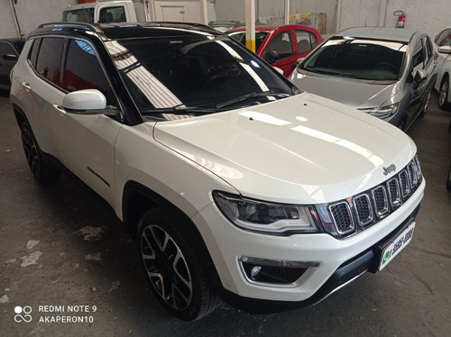 Imagem 1 de 12 de Compass Limited 2.0 Diesel 4x4 2019 Branco Park Assist Veja!