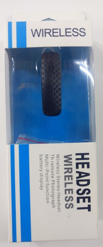 Manos Libres Bluetooth Universal Audifono, Negro 10 Metros