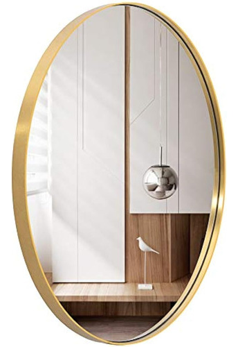 Espejo De Pared Ovalado Para Baño 24 X 36 Pulgadas Espejo De
