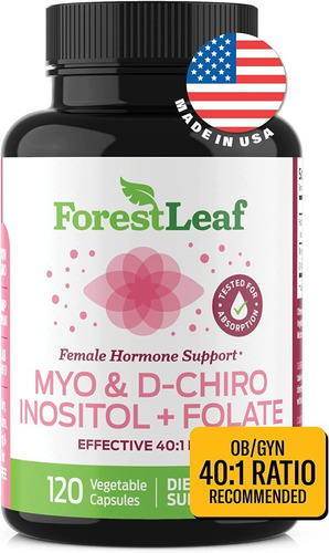 Myo & D-chiro Inositol + Folate X 120 Vcaps | Forest Leaf Sabor Neutro