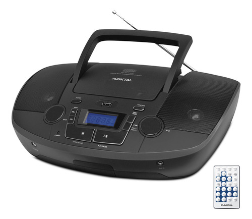 Radio Am Fm Reproductor De Cd Mp3 Usb Bluetooth Negro