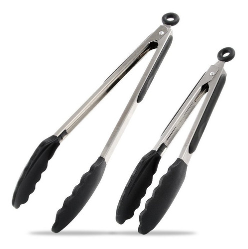 Stainless Steel Food Cooking Tongs Salad Serving Tongs With 