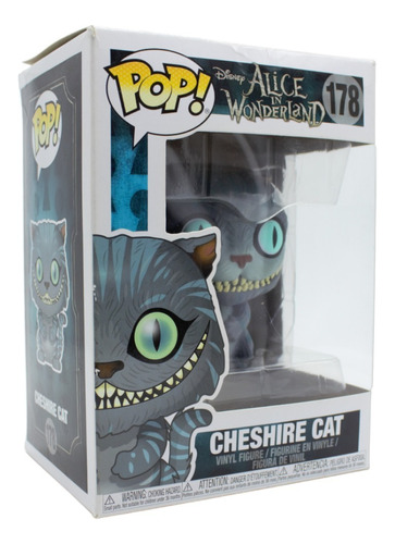 Funko Pop Cheshire Cat 178 Gato Gris Alicia Caja Lastimada