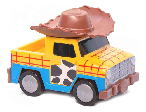 Carrinho De Fricção Woody Toy Story Carro Chapéu Disney