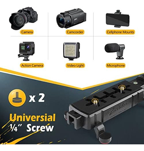 Zeadio Camera Smartphone Stabilizer, Empuñadura Plegable Han