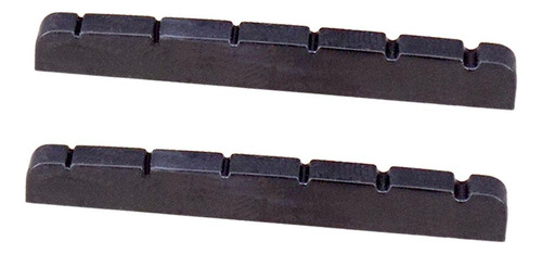 2x Nuevo Negro Negro 2 Tuercas De Cuerda Ranuradas.