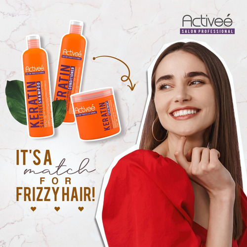 Tratamiento Capilar Activee Keratine Intensivo Libre De Sal