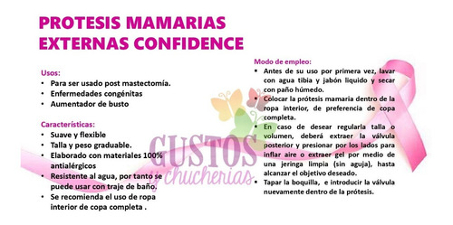 Imagen 7 de 8 de Prótesis Mamarias Externas Post Mastectomia