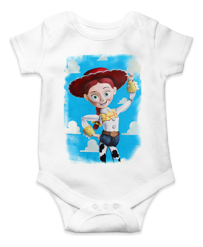 Body Para Bebé Personalizado Toy Story Jessie Algodon 