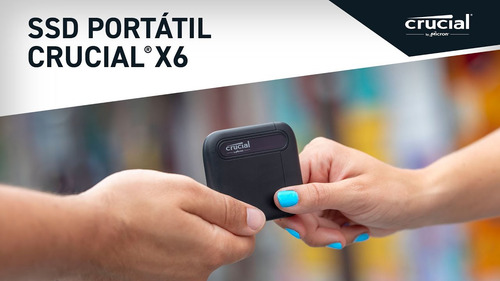 Disco Externo Ssd Portátil Externo Crucial X6 2tb Usb-c