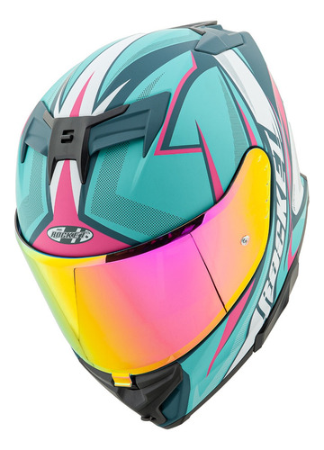 Casco Integral Joe Rocket Rkt210 Reactor + Mica Iridium Negro Lisa M
