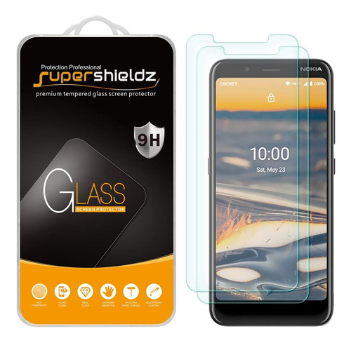  2 Unidades  Supershieldz Para Nokia C2 Tava Y C2 Tennen Pro