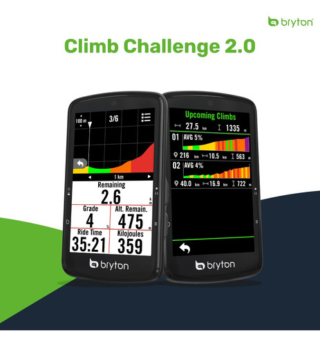 Ciclómetro Bryton Rider S810 Gps Pantalla Táctil 3.5 Pulgada Negro