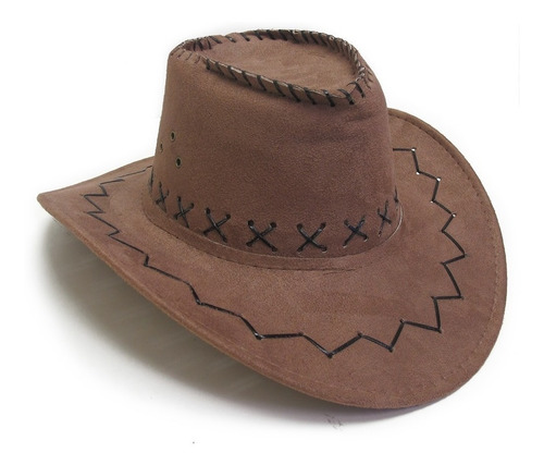 Gorro Cowboy Vaquero Excelente Calidad!!! Simil Gamuza