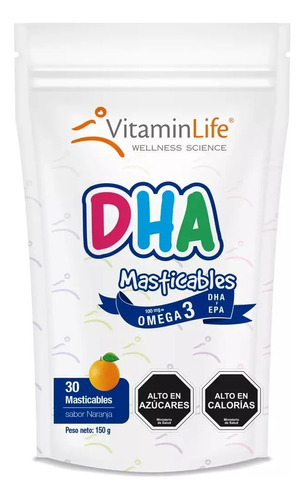  Dha 30 Masticables (sabor Naranja) Vitamin Life