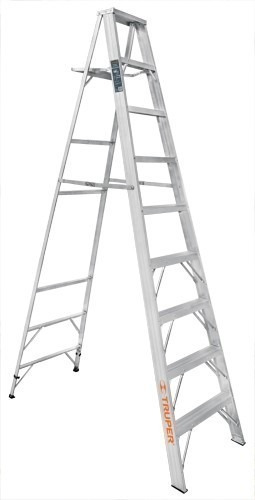 Escalera Tipo Tijera De 9 Peldaños Aluminio