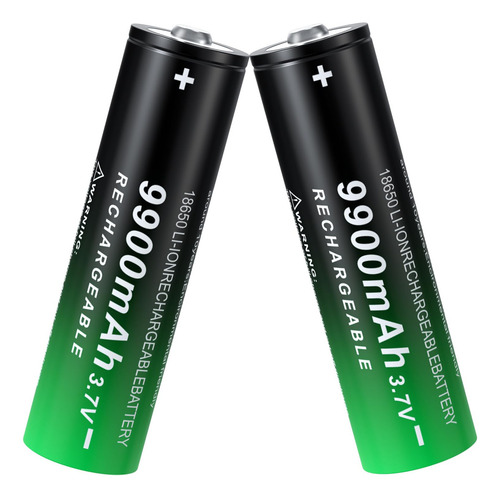 Pilas Recargables 18650 De 3.7volt 9900mah Pack De 2u