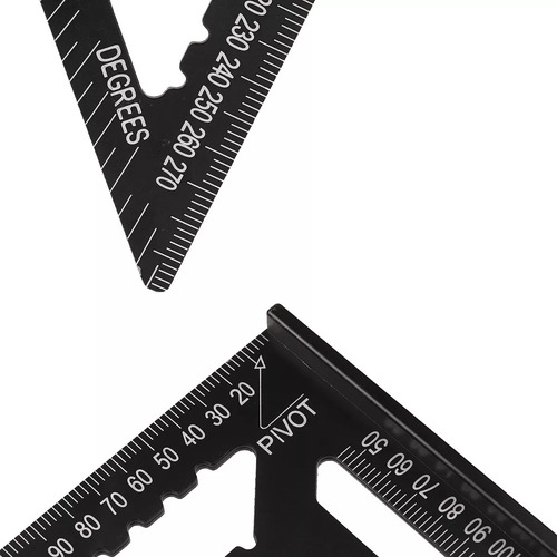 Régua Triangular Para Carpintaria, Transferência Quadrada, A