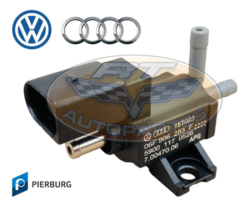 Valvula Turbo N75 2010 Audi A3 1.8 Tsi 06f906283f Original