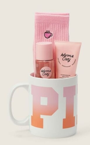 Taza Gigante Victoria 880ml Secret Pink Set De Regalo 