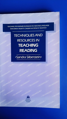 Libro En Ingles Educacion Techniques Resources In Teaching 
