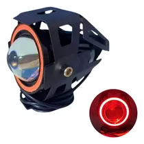 Comprar Faro Led U7 Ojo De Angel Rojos Motos Y Carros 12v