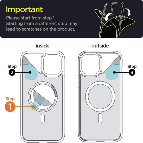 Capa Acrílico Transparente Magsafe Para iPhone 14 Pro Max