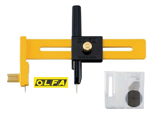Olfa Cutter Modelo Cmp-1 Compás De 1 Cm A 15 Cm Plástico