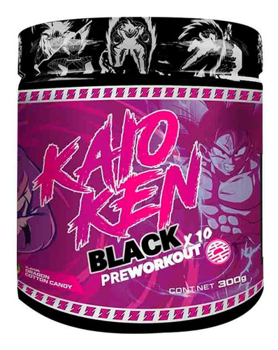 Saiyan Labs Kaioken Black Pre Workout 30 Serv Sabor Fruit Of The Sacred Essence Tree Rojo