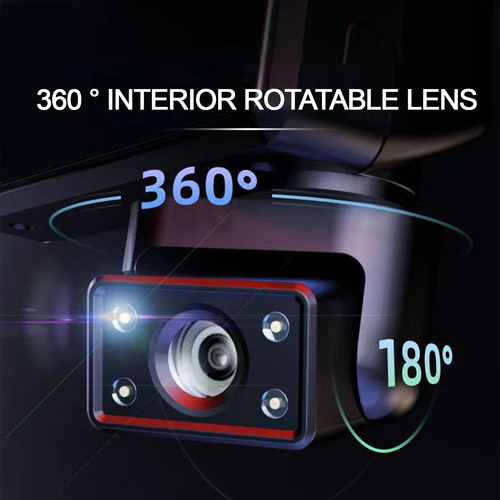Cámara K Dash Cam Con Wifi 1080p Fhd Dvr Grabadora De Conduc