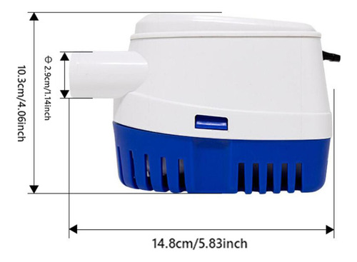 Bomba De Sentimero Barco De Agua Bomba De Agua De 12v G950