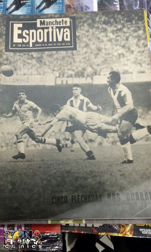 Manchete Esportiva Nº 129 Maio De 1958  Bloch Editora Raro