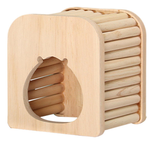Casa De Madera Para Hámster, Casa Para Parte Superior Plana