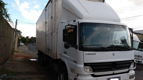 Imagem 10 de 14 de Mb Atego 1518 6x2 Com Baú 8,50 Mt