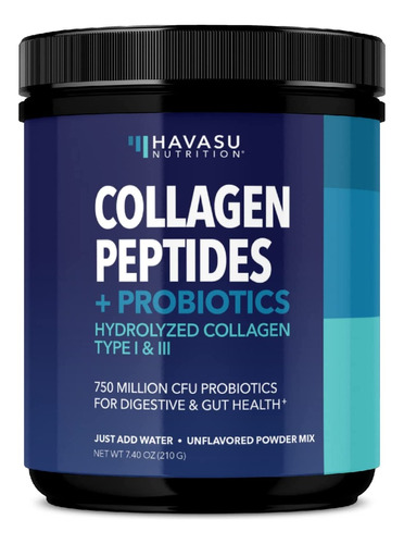Colágeno + Probióticos 210g Tipo 1 Y 3 Havasu Nutrition