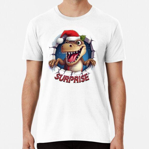 Remera Dinosaurio Sorpresa T-rex Algodon Premium