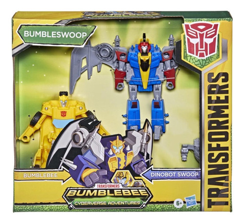 Transformers Cyberverse Adventures. Bumblebee&dinobot Swoop