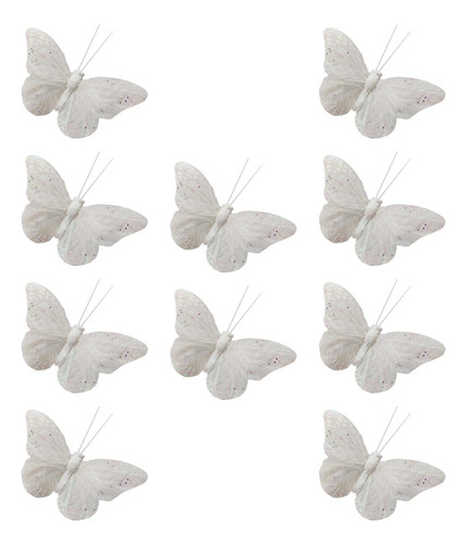 10 Piezas De Decoración De Mariposas En 3d, Manualidades Cre