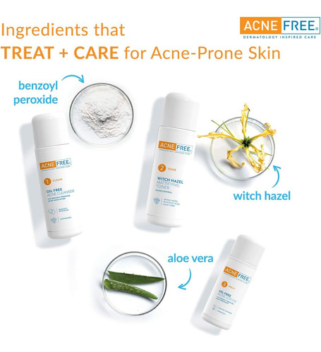 Acnefree Sistema De Limpieza Del Acné Las 24 Horas, 1 Kit (p