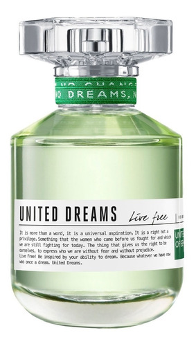 Benetton Live Free United Dreams Mujer 50ml Financiación! 