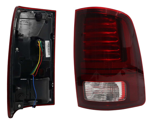 Calavera Dodge Ram 1500 2014 Der C/arnes C/led Filo Rojo Opt