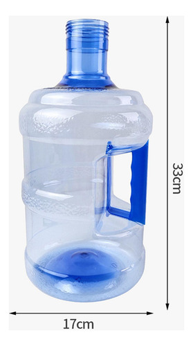 Botella De Agua 5l Fácil De Llevar Cubo De Agua Embotellada