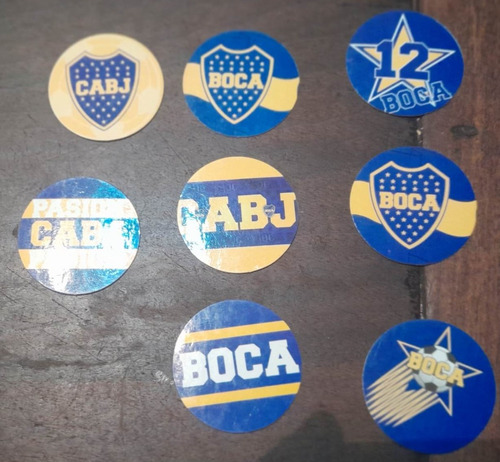 Lote 8 Figuritas ** Boca Junior ** Venían En Golosinas Orig