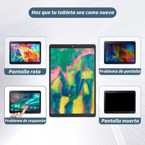 Pantalla Táctil Lcd Para Samsung Galaxy Tab A 10.1 2019 SM-T510 SM-T515 Negro