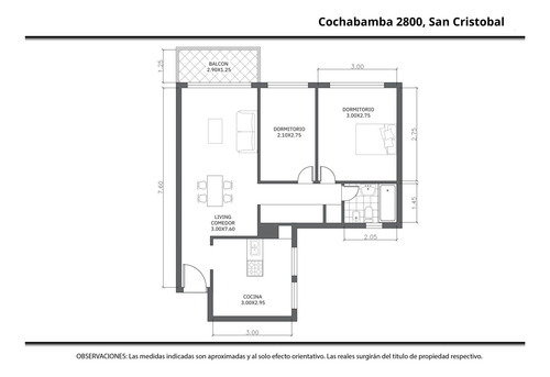 Venta Departamento 3 Ambientes Con Balcón Y Vista Abierta En San Cristóbal