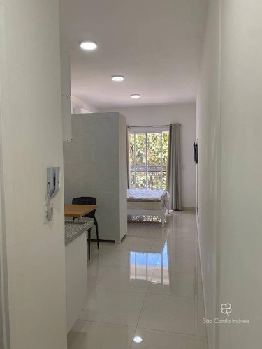 Imagem 3 de 9 de Flat Com 1 Dormitório Para Alugar, 26 M² Por R$ 1.700,00/mês - Granja Viana - Cotia/sp - Fl0009