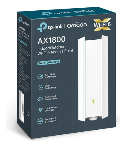 Access Point Para Exterior Tp-link Omada Eap610 Ax1800 Wifi 