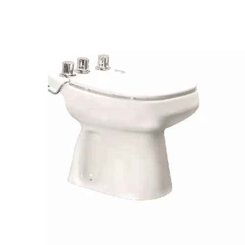 Imagen 5 de 7 de Combo Roca Monaco Inodoro Corto + Bidet + Tapa Madera Metal