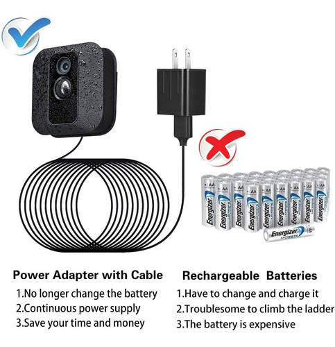 Imagen 5 de 9 de Adaptador De Corriente Para Blink Xt Xt2 Y Nueva Cáma...